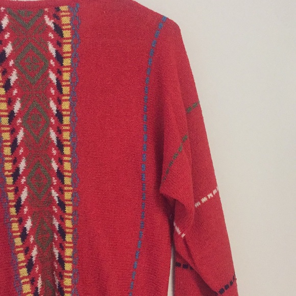 80’s Vintage Southwestern Print Sweater - Picture 7 of 7